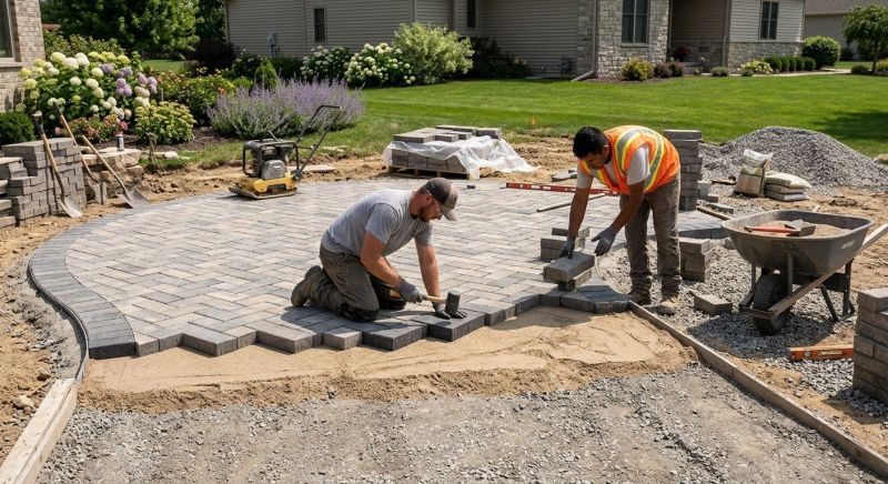 Limestone Pavers Installation in Norwalk, CT